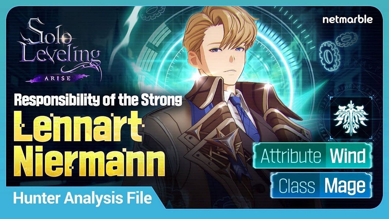 Lennart Niermann in Solo Leveling Arise (Image via Netmarble)